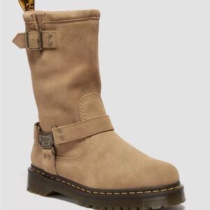 Dr. Martens Anistone Hi Suede Biker Boots